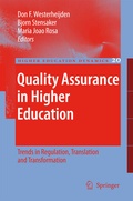 Cover: Quality Assurance in Higher Education - Springer