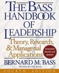 Cover: The Bass Handbook of Leadership - Free Press