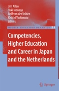 Cover: Competencies, Higher Education and Career in Japan and the Netherlands - Springer