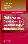 Cover: Challenges and Negotiations for Women in Higher Education - Springer