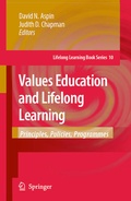 Cover: Values Education and Lifelong Learning - Springer