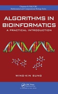 Cover: Algorithms in Bioinformatics - Chapman & Hall/CRC