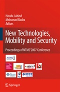 Cover: New Technologies, Mobility and Security - Springer