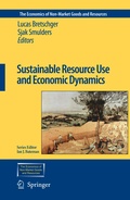 Cover: Sustainable Resource Use and Economic Dynamics - Springer