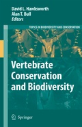 Cover: Vertebrate Conservation and Biodiversity - Springer
