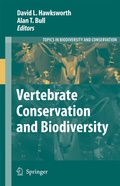 Cover: Vertebrate Conservation and Biodiversity - Springer