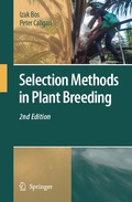 Cover: Selection Methods in Plant Breeding - Springer
