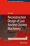 Cover: Reconstruction Designs of Lost Ancient Chinese Machinery - Springer