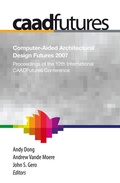 Cover: Computer-Aided Architectural Design Futures (CAADFutures) 2007 - Springer