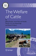Cover: The Welfare of Cattle - Springer
