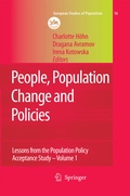 Cover: People, Population Change and Policies - Springer