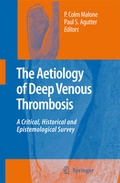 Cover: The Aetiology of Deep Venous Thrombosis - Springer