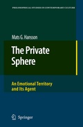 Cover: The Private Sphere - Springer