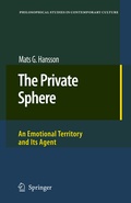 Cover: The Private Sphere - Springer