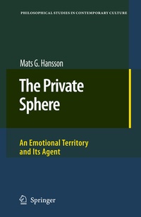 Enlarge image Cover: The Private Sphere - Springer