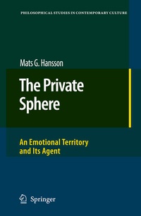 Enlarge image Cover: The Private Sphere - Springer