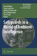 Cover: Safeguards in a World of Ambient Intelligence - Springer