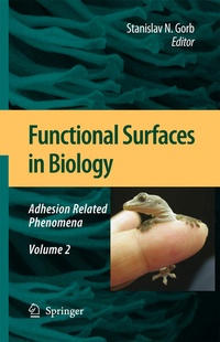 Enlarge image Cover: Functional Surfaces in Biology - Springer