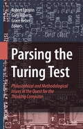 Cover: Parsing the Turing Test - Springer