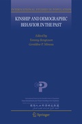 Cover: Kinship and Demographic Behavior in the Past - Springer