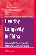 Cover: Healthy Longevity in China - Springer