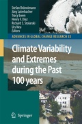 Cover: Climate Variability and Extremes during the Past 100 years - Springer