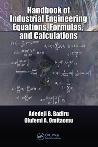 Enlarge image Cover: Handbook of Industrial Engineering Equations, Formulas, and Calculations - CRC Press
