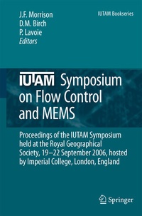 Enlarge image Cover: IUTAM Symposium on Flow Control and MEMS - Springer