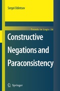 Cover: Constructive Negations and Paraconsistency - Springer