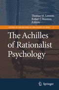 Cover: The Achilles of Rationalist Psychology - Springer