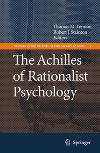 Enlarge image Cover: The Achilles of Rationalist Psychology - Springer