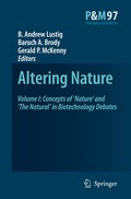 Cover: Altering Nature - Springer