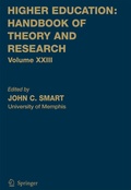 Cover: Higher Education: Handbook of Theory and Research - Springer
