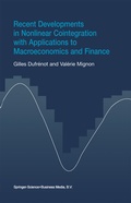 Cover: Recent Developments in Nonlinear Cointegration with Applications to Macroeconomics and Finance - Springer
