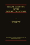Abbildung von: Fungal Infection in the Intensive Care Unit - Kluwer Academic Publishers