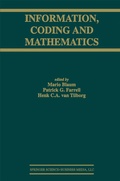 Cover: Information, Coding and Mathematics - Springer