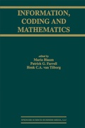 Cover: Information, Coding and Mathematics - Springer