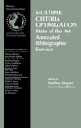 Cover: Multiple Criteria Optimization - Kluwer Academic Publishers