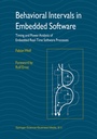 Cover: Behavioral Intervals in Embedded Software - Springer