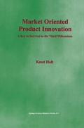 Cover: Market Oriented Product Innovation - Springer