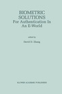Cover: Biometric Solutions - Kluwer Academic Publishers