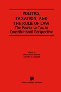 Cover: Politics, Taxation, and the Rule of Law - Springer