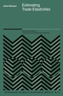 Cover: Estimating Trade Elasticities - Springer