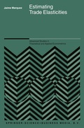 Cover: Estimating Trade Elasticities - Springer