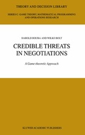 Cover: Credible Threats in Negotiations - Springer