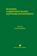 Cover: Business Component-Based Software Engineering - Springer