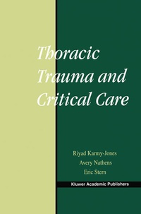 Abbildung von: Thoracic Trauma and Critical Care - Kluwer Academic Publishers