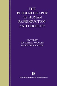 Enlarge image Cover: The Biodemography of Human Reproduction and Fertility - Springer