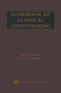 Enlarge image Cover: Handbook of Classical Conditioning - Springer