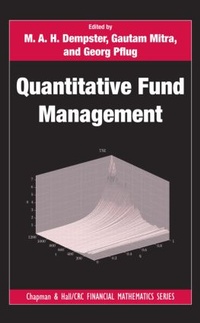 Enlarge image Cover: Quantitative Fund Management - Chapman & Hall/CRC